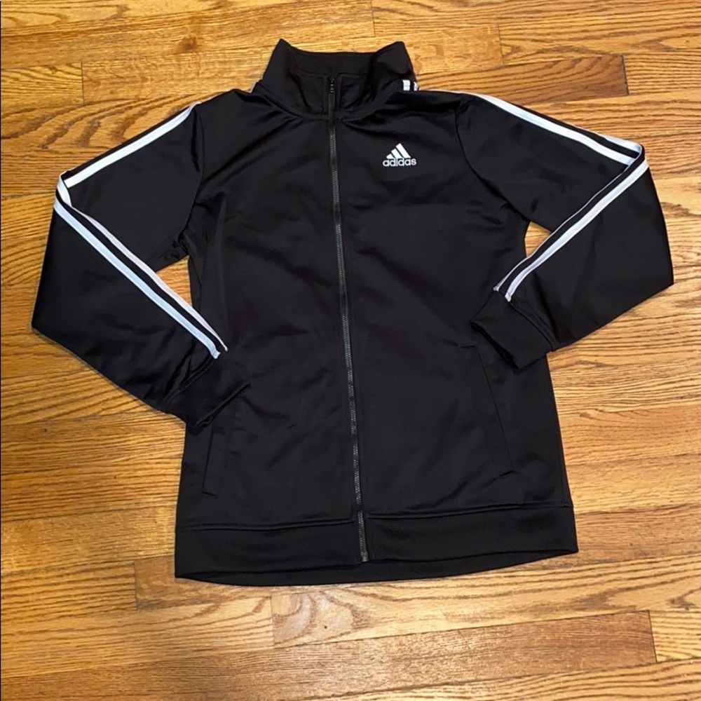 Kids Adidas zip up hoodie Size L